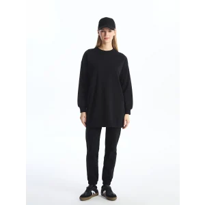 LCW Modest Siyah Kadın Beli Lastikli Düz Jogger Eşofman Altı