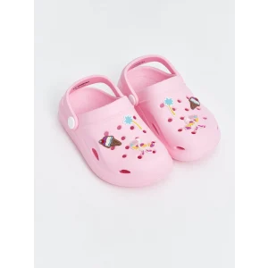 LCW STEPS Pembe Baskılı Kız Çocuk Plaj Sandaleti