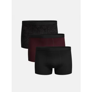 LC WAIKIKI Siyah Standart Kalıp Pamuklu Esnek Erkek Boxer 3lü
