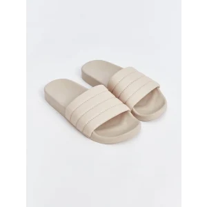 LCW STEPS Bej Tek Bantlı Kadın Terlik