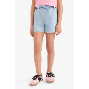 Defacto C9302 Mavi Kız Çocuk Jean Şort