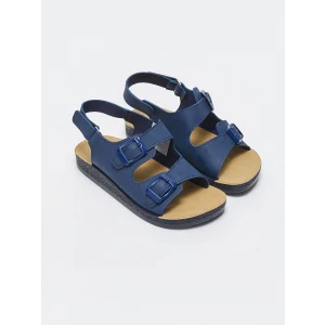 LCW STEPS Lacivert Cırt Cırtlı Erkek Çocuk Sandalet