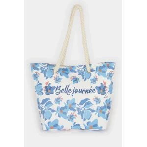 Defacto E7409 Çok Renkli Kadın Hasır Plaj Çantası