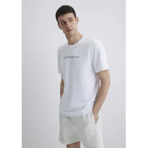 Mavi 0612647-620 Mavi Black Baskılı Beyaz Tişört