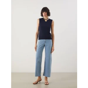 LCW Jeans Indigo Wideleg Kadın Jean Pantolon