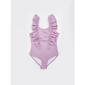 LCW Kids Mor Hızlı Kuruyan UV Korumalı Kız Çocuk Mayo