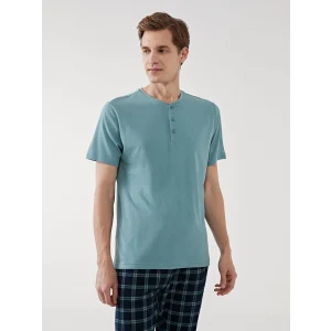 LC WAIKIKI Yeşil Standart Kalıp Erkek Pijama Takımı