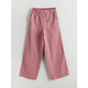 LCW Kids Lila Beli Lastikli Kız Çocuk Pantolon