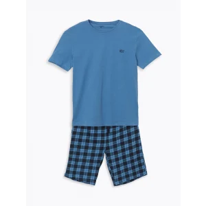 LC WAIKIKI Lacivert Standart Kalıp Erkek Şortlu Pijama Takımı