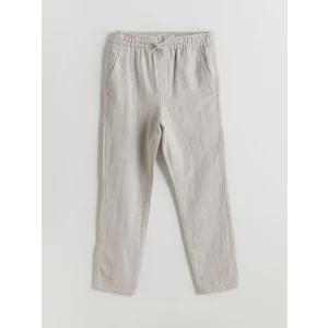 LCW Vision Bej Beli Lastikli Erkek Çocuk Pantolon