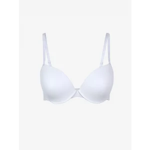 LCW DREAM Beyaz Balenli Dolgusuz Düz Tişört Sütyen