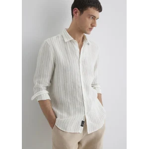 Mavi 0211525-71481 Çizgili Yeşil Gömlek