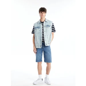 LCW Jeans Indigo Standart Kalıp Erkek Jean Şort