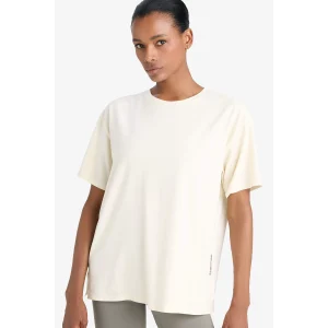 Defacto E3494 Bej DeFactoFit Comfort Fit Bisiklet Yaka Sporcu Kısa Kollu Tişört