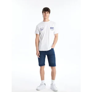 LCW Jeans Indigo Skinny Fit Erkek Jean Şort