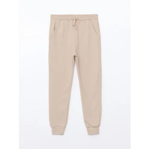 LCW Kids Bej Beli Lastikli Erkek Çocuk Jogger Eşofman Altı