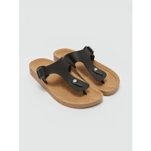 LCW STEPS Siyah Parmak Arası Kadın Terlik