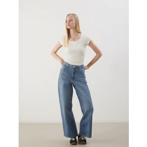 XSIDE Mavi Baggy Fit Kadın Jean Pantolon