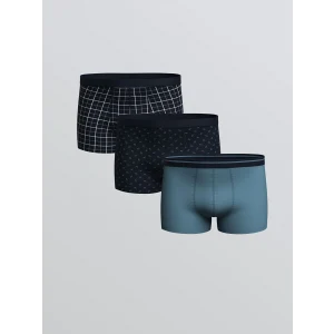 LC WAIKIKI Lacivert Standart Kalıp Pamuklu Esnek Erkek Boxer 3lü