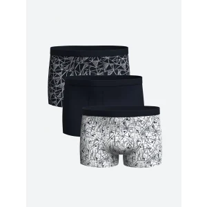 LC WAIKIKI Lacivert Standart Kalıp Pamuklu Esnek Erkek Boxer 3lü