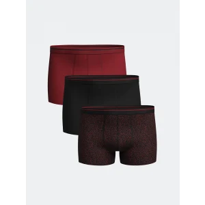 LC WAIKIKI Siyah Standart Kalıp Pamuklu Esnek Erkek Boxer 3lü