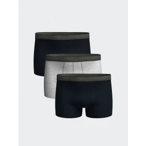 LC WAIKIKI Gri Standart Kalıp Pamuklu Esnek Erkek Boxer 3lü