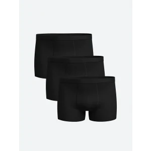 LC WAIKIKI Siyah Rahat Kalıp Pamuklu Esnek Erkek Boxer 3lü