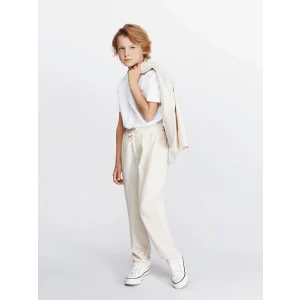 LCW Kids Beyaz Hakim Yaka Erkek Çocuk Gömlek