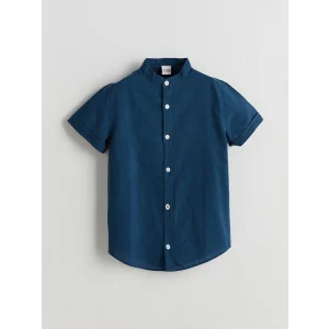 LCW Kids Indigo Hakim Yaka Erkek Çocuk Gömlek