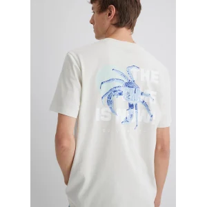 Mavi 0612672-70142 Baskılı Gri Tişört