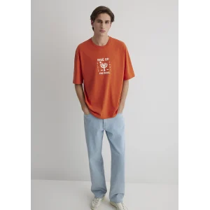 Mavi 0612669-70435 Rise Of The Rebel Baskılı Kırmızı Tişört