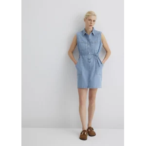 Mavi 1310659-89757 Simla Gold Klasik Açık Mavi Jean Elbise