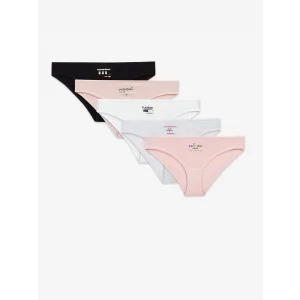 LCW Young Pembe Baskılı Bikini Külot 5li Paket