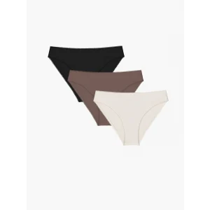 LCW DREAM Kahverengi Düz Bikini Külot 3lü Paket