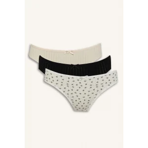 Defacto D6406 Turuncu Fall in Love 3lü Basic Brief Külot