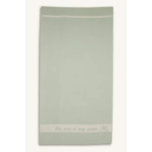 Defacto E3763 Turkuaz Kadın Desenli Pamuklu Plaj Havlusu