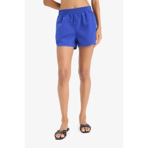 Defacto B7210 Mavi Regular Fit Deniz Şortu-Fall in Love