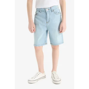 Defacto D7899 Mavi Erkek Çocuk Jean Şort