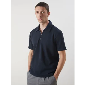 LCW Vision Lacivert Polo Yaka Kısa Kollu Erkek Tişört