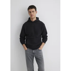Mavi 0S10275-900 Kapüşonlu Siyah Basic Sweatshirt