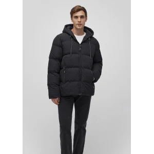 Mavi 0110349-900 Kapüşonlu Siyah Şişme Mont