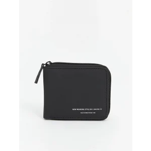 LCW ACCESSORIES Siyah Deri Görünümlü Erkek Cüzdan