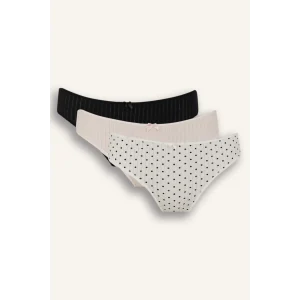 Defacto E4923 Pembe 3lü Brief Külot-Fall in Love