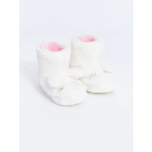 LCW STEPS Ekru 3D Aplike Detaylı Kız Bebek Ev Botu