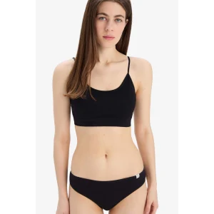 Defacto C1643 Siyah Çıkarılabilir Pedli Seamles Bra-Fall in Love