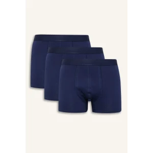 Defacto C3275 Lacivert Regular Fit 3lü Boxer