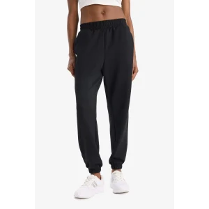 Defacto B1794 Siyah DeFactoFit Sporcu Jogger İnce Eşofman Altı Standart Fit Modal Çift Cepli Basic Düz