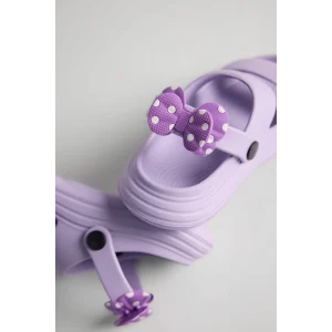 Defacto E7819 Mor Kız Çocuk Düz Taban Terlik