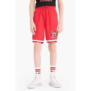 Defacto E4853 Kırmızı Erkek Çocuk NBA Chicago Bulls Şort