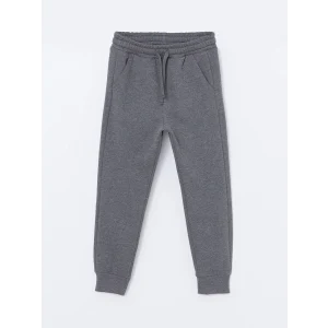 LCW Kids Antrasit Beli Lastikli Erkek Çocuk Kalın Jogger Eşofman Altı